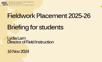 Cover of Fieldwork Placement 2025-25 Briefing for Students